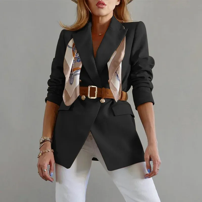 Vintage Long Sleeve Office Formal Blazers