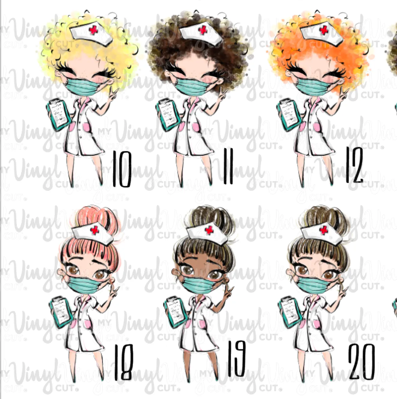 Waterslide Decal MEDIC Hospital Worker Healthcare Professional
