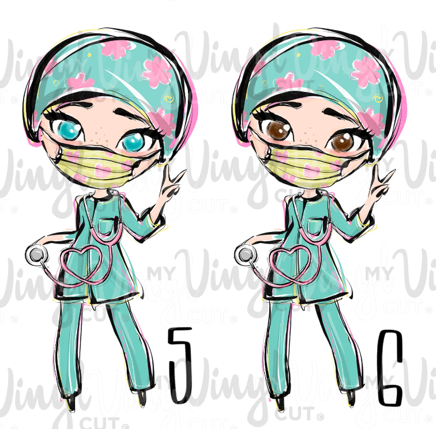 Waterslide Decal MEDIC Hospital Worker Healthcare Professional