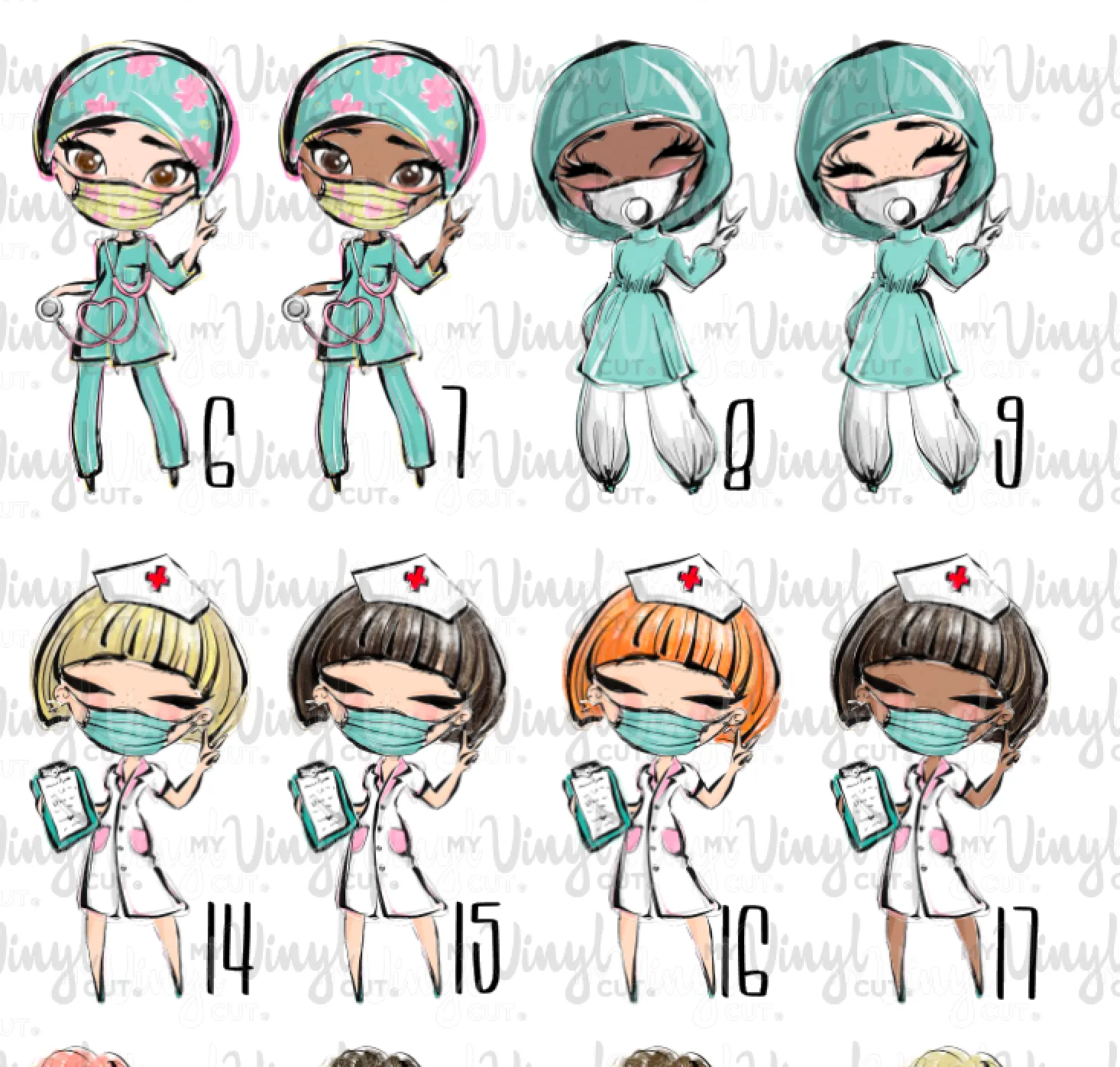 Waterslide Decal MEDIC Hospital Worker Healthcare Professional