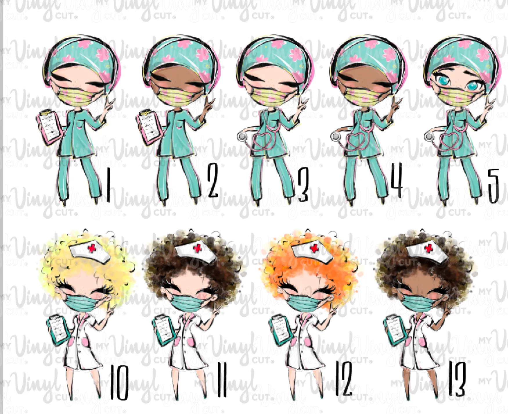 Waterslide Decal MEDIC Hospital Worker Healthcare Professional