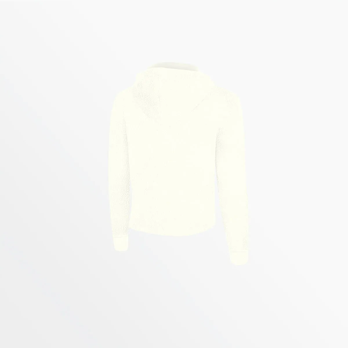 WOMEN'S SHERPA CROPPED PULLOVER HOODIE